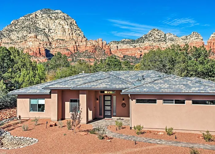 Tranquil Sedona Home With Fireplace And Hot Tub!