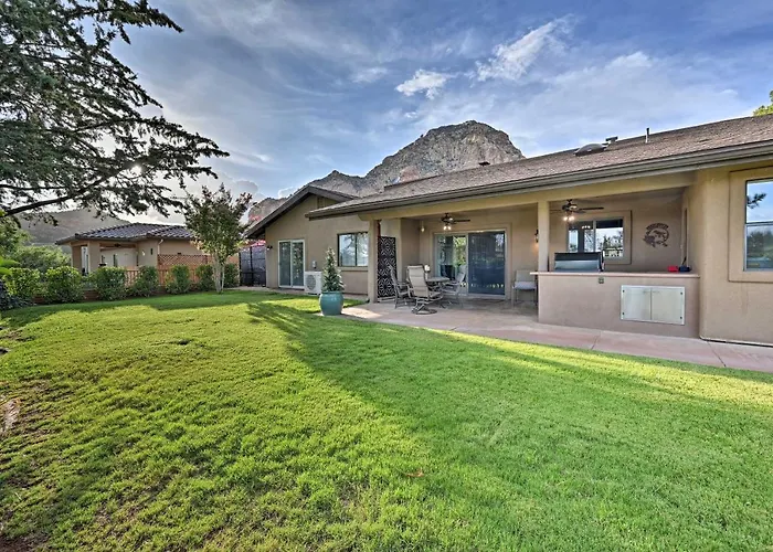 Peaceful Sedona Home Red Rock Views And Patio!