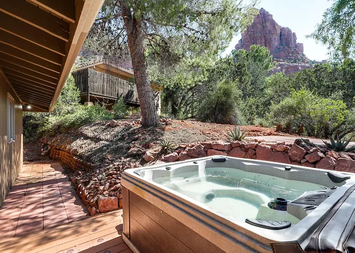 Sedona Home With Private Hot Tub And Mountain Views!