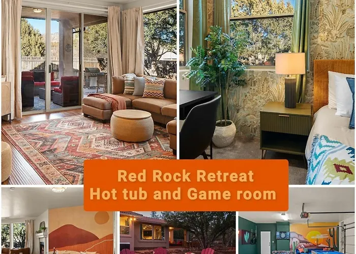 Lux Sedona Retreat - Hot Tub & Game Room