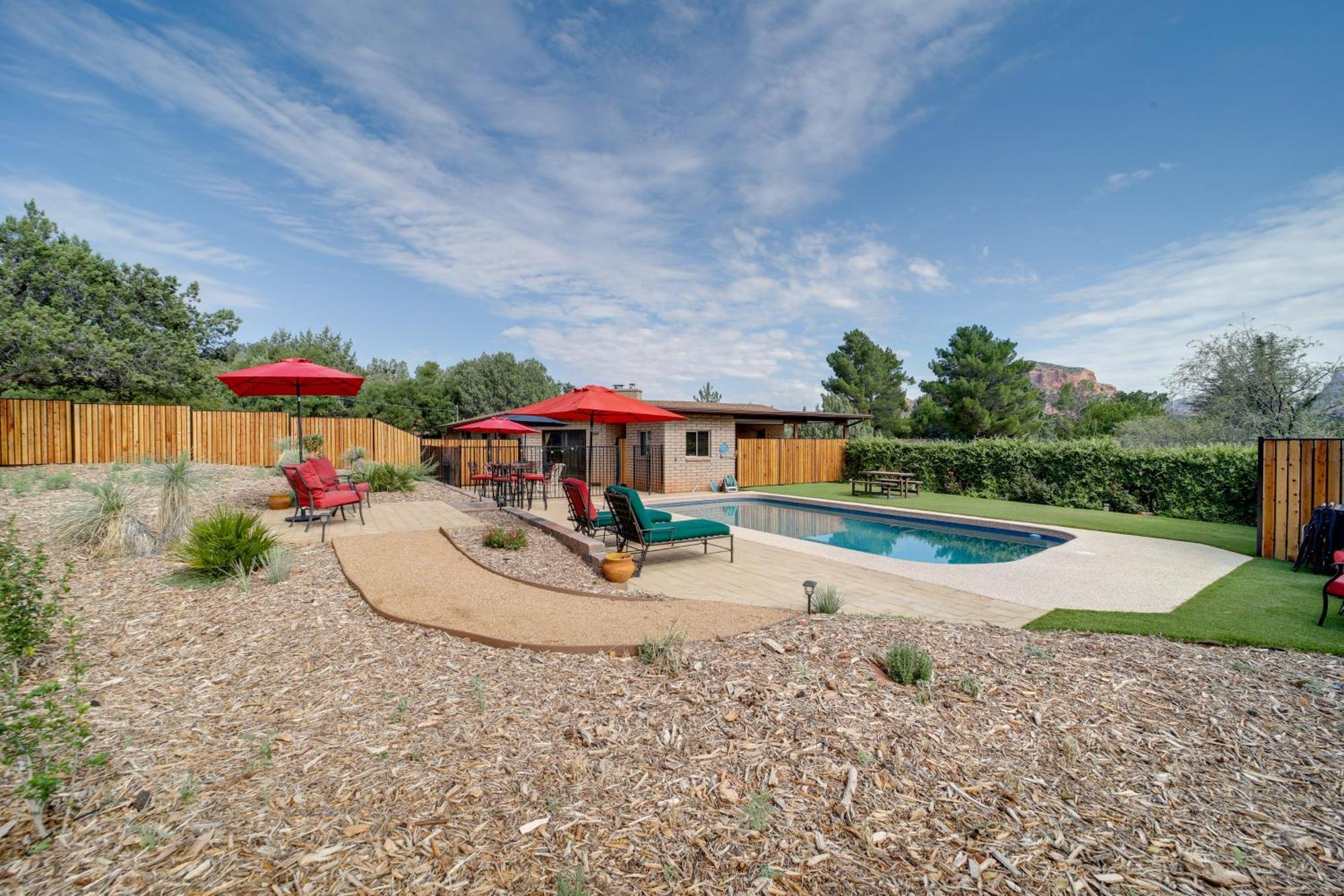 On 1 Acre With Pool And Red Rock Views! * Sedona