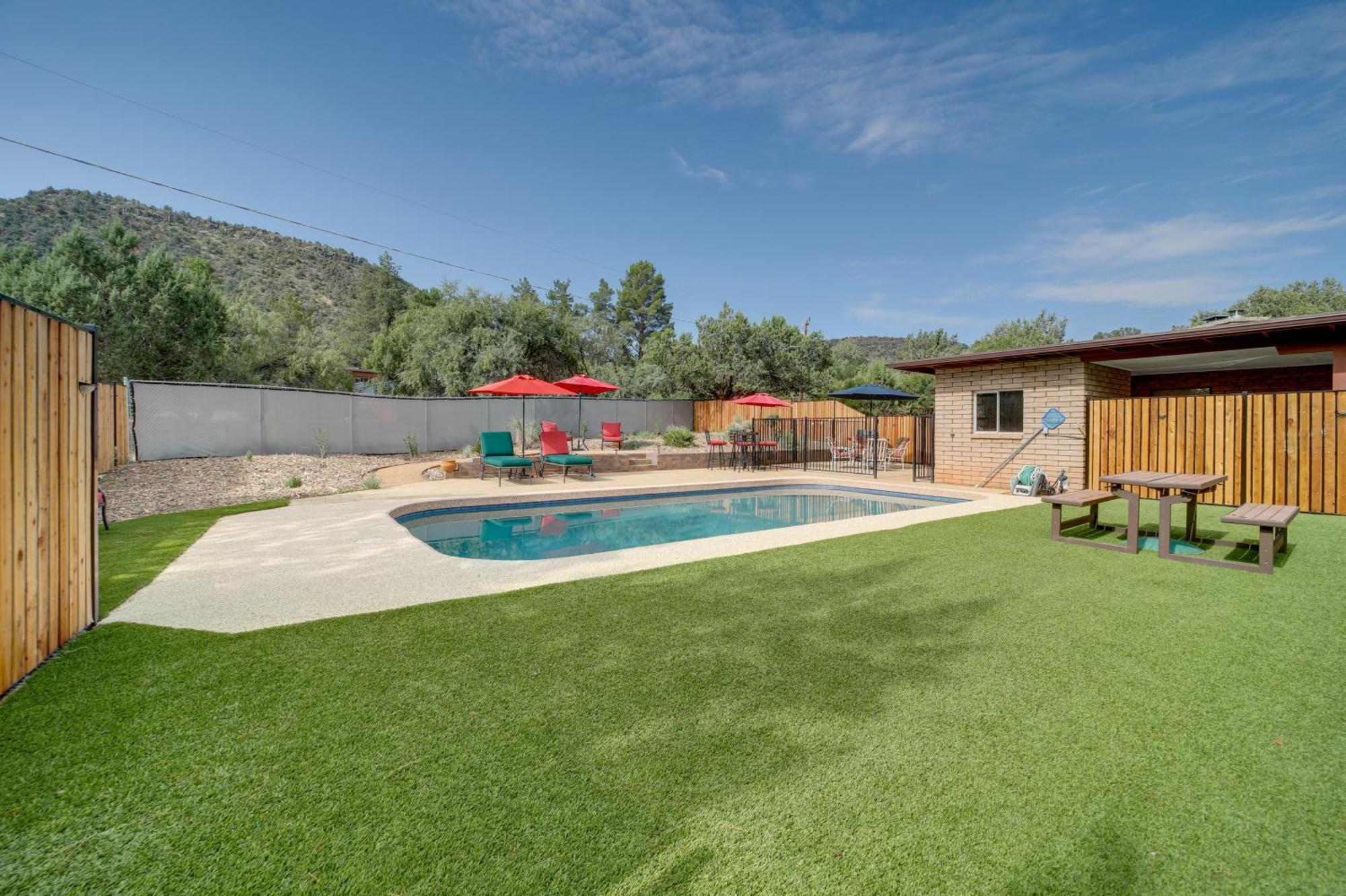 On 1 Acre With Pool And Red Rock Views! * Sedona