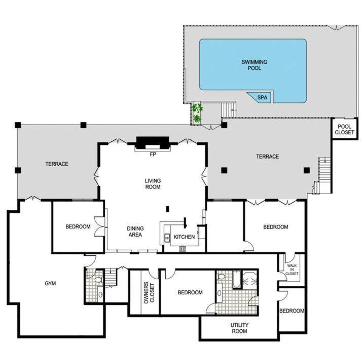 Majestic Creekside Escape With Pool, Spa, Sauna, Gym