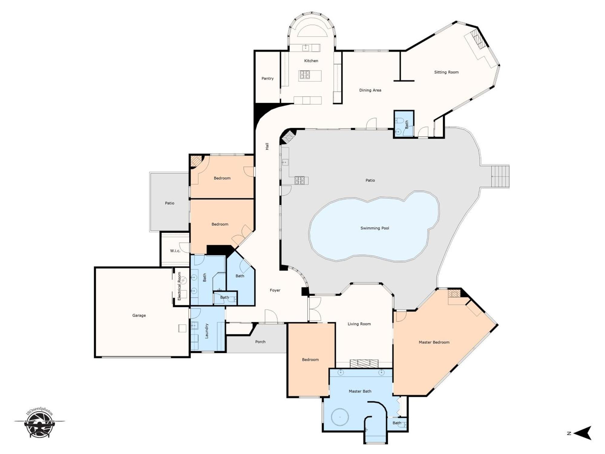 Panoramic Views, Game Room, Pool, Hot Tub! Holiday home